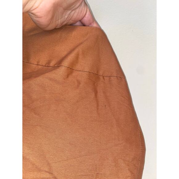 Vintage versus versace tie waist satin trim burnt orange pants womens 30x30 - Picture 4 of 8